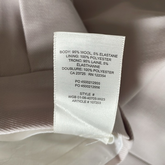 Babaton Cream Straight Leg, Crop Pants Tailored Elegance - Picture 5 of 5